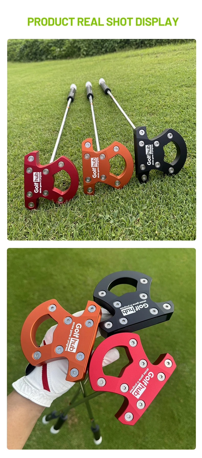 New Men's Golf Automatic Balance‑Rod Face‑Return Push (6)