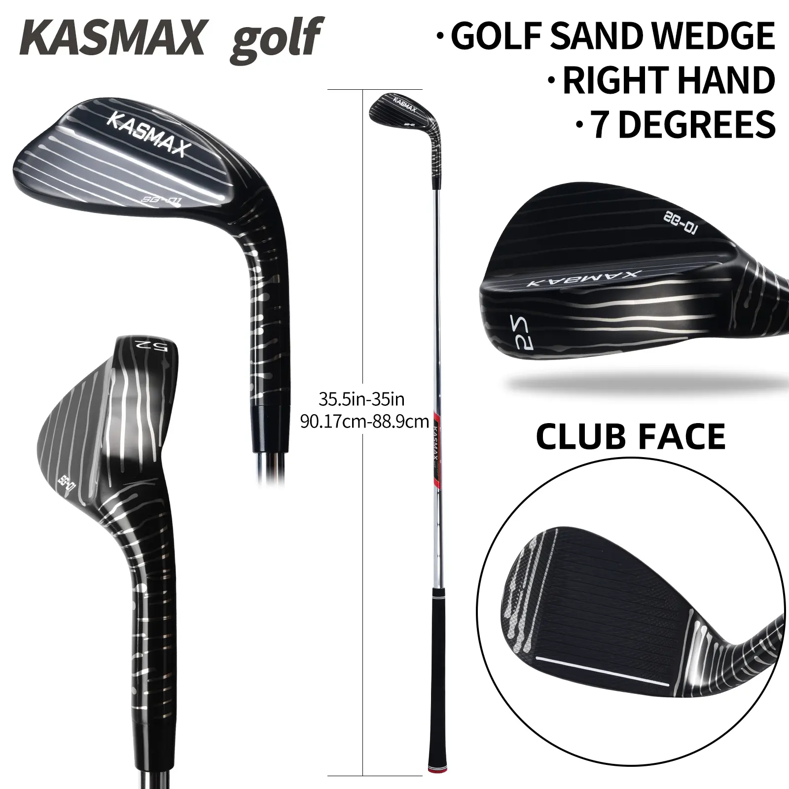 KASMAX SG-01 Forged Men's Golf Wedge Set (Right Hand) 2 KASMAX SG-01 Forged Men's Golf Wedge Set (Right Hand) (5)