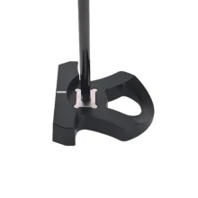 Kasmax Golf Putter - Patent Pending For Switchable Hands (Suitable For Both Left &Amp; Right Handed), Capable Of Scooping The Ball. Features A Black Plated Shaft. Comes With A Headcover And Wrench. Available In Two Lengths: 34&Quot; Or 35&Quot;.