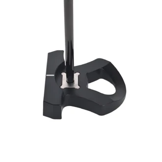 KASMAX Golf Putter - Patent Pending for Switchable Hands (Suitable for Both Left & Right Handed), Capable of Scooping the Ball. Features a Black Plated Shaft. Comes with a Headcover and Wrench. Available in Two Lengths: 34" or 35".