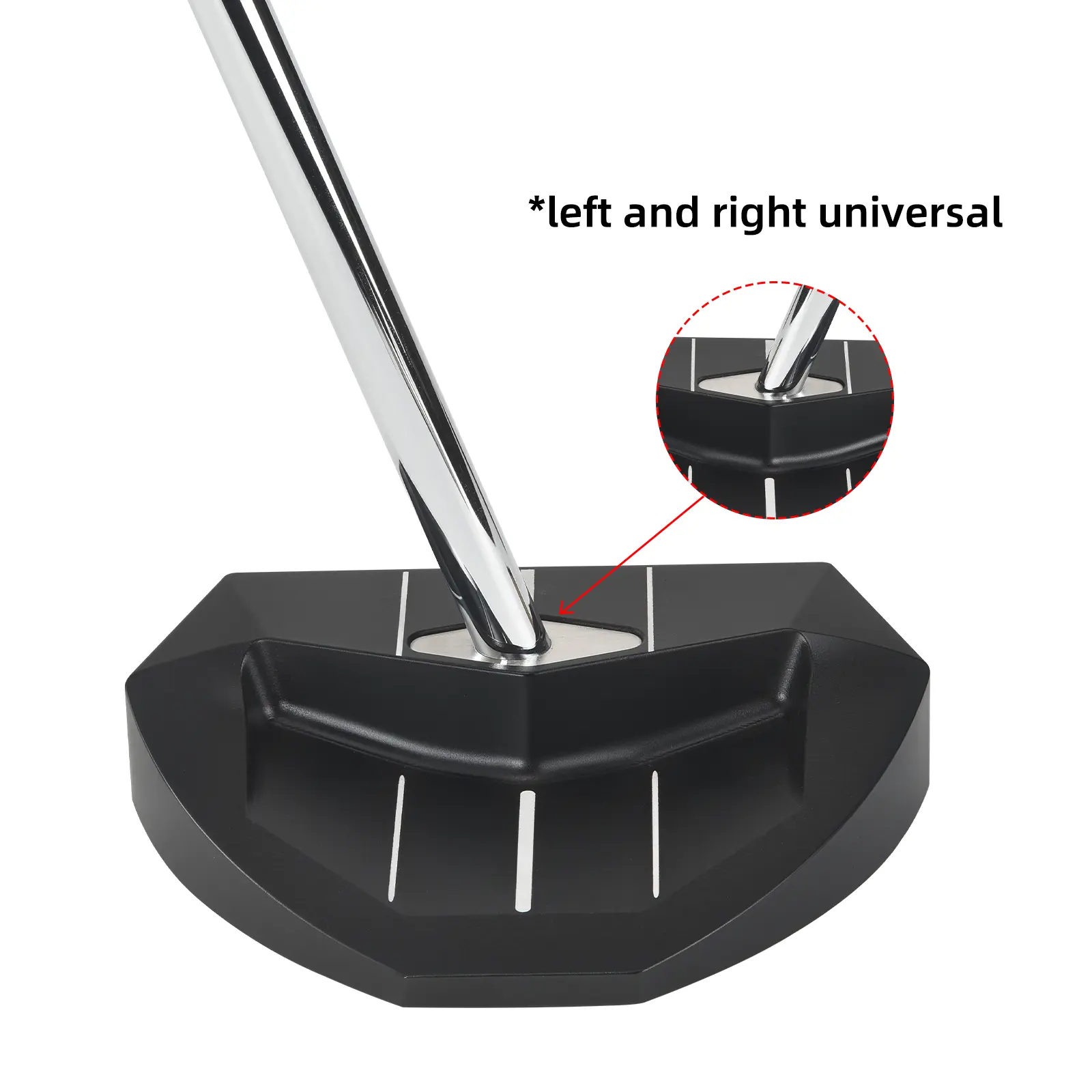 Kasmax Golf Putter - Dual Hand Compatible, 6061 Aluminum 11 Kasmax Golf Putter - Dual Hand Compatible, 6061 Aluminum (10)