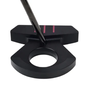 KASMAX KM14 zero-torque golf putter 6061 aluminum alloy center balance black plated shaft artificial leather grip gift head cover2
